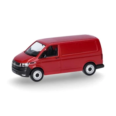 Afbeelding van Herpa 096799 002 H0 Auto Volkswagen T6.1 box, kersenrood