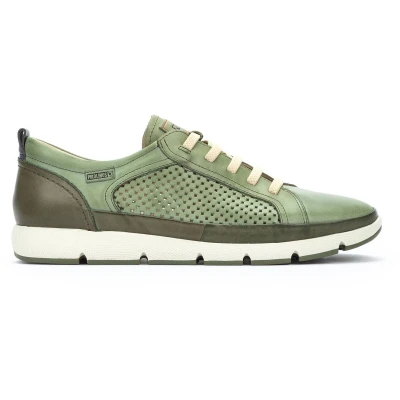 Afbeelding van Pikolinos Fuencarral heren sneaker groen maat 42 (EU) 8 (UK)
