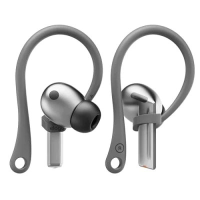 Afbeelding van elago Oorhaken ontworpen voor Samsung Galaxy Buds 3 en Pro, antislip, ergonomisch design, comfortabele pasvorm (donkergrijs)