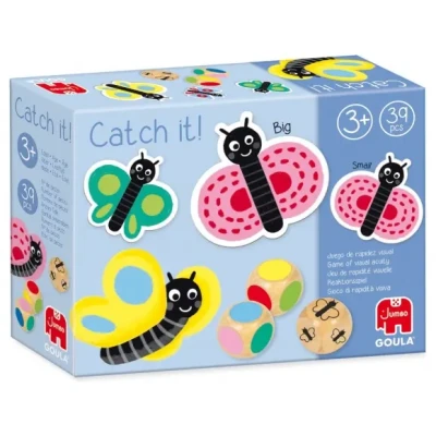 Afbeelding van Jumbo Goula Catch it! Butterflies Educatief Dobbelspel