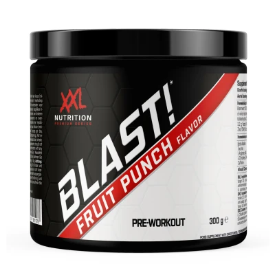 Afbeelding van Xxl Nutrition Blast! Pre Work out Fruit Punch 300gr