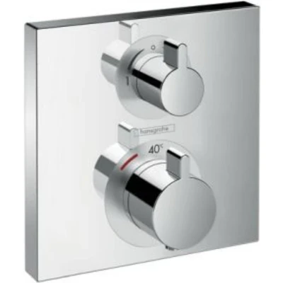 Afbeelding van Hansgrohe Ecostat Square thermostaat afbouwdeel voor 2 functies