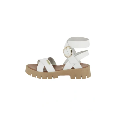 Afbeelding van Les Tropeziennes par M Belarbi Sandalen met plateauzool, Dames, Maat: 37, Blanc Leer