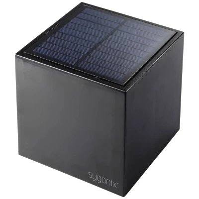 Afbeelding van Sygonix SY 5499356 Wandspot op zonne energie 0.9 W Warmwit Zwart