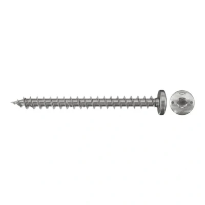 Afbeelding van Fischer 657365 Spaanplaatschroeven 4 mm 16 Binnen T, Interne vertanding, TX, Torx, T profiel RVS V2A Corrosiebestendig 200 stuk(s)