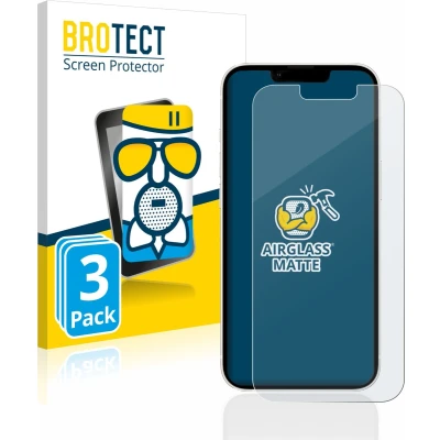 Afbeelding van BROTECT Screenprotector voor Apple iPhone 13 / Pro Folie Beschermfolie Beschermglas matte (3 Stuks)