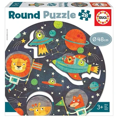 Afbeelding van EDUCA puzzel Ruimte ronde 28 stuks