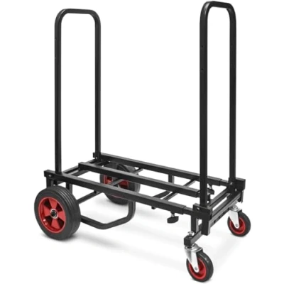 Afbeelding van Pyle Steekwagen, Aanpasbare platformwagen, opvouwbaar en compact, transportwagen, uittrekbaar tot 112 cm, maximaal draagvermogen: 136 kg