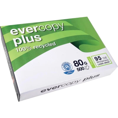Afbeelding van Clairefontaine Evercopy Kopieerpapier Plus Ft A4, 80 G, Pak Van 500 Vel Printpapier Wit A4