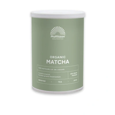 Afbeelding van Mattisson Biologische Matcha poeder 350 g