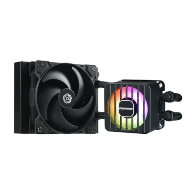 Image de Enermax LIQMAXFLO SR ELC LMF120 SF Système de refroidissement liquide processeur ARGB Taille radiateur : 120 mm (pour LGA115x Socket, LGA1200, LGA1366, LGA1700, LGA2011, LGA2011 3 (Square ILM), LGA2066, AM4, AM5) cuivre