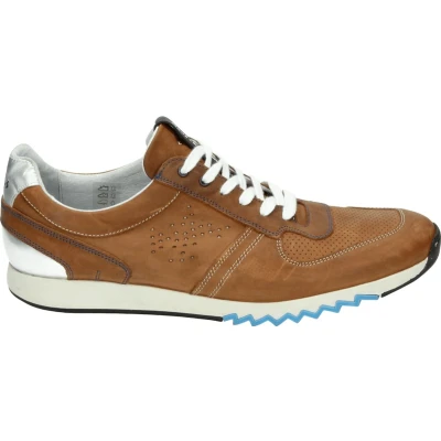 Afbeelding van Clarks GODNEY LACE Vrije tijdsschoenenHeren veterschoenHeren sneakersCasual Kleur: Cognac Maat: 43