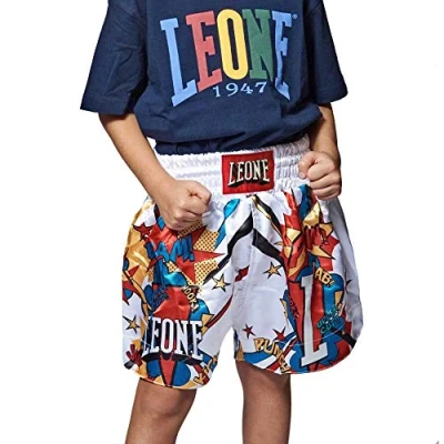 Afbeelding van LEONE 1947 Hero Uniseks kindershorts, Wit.