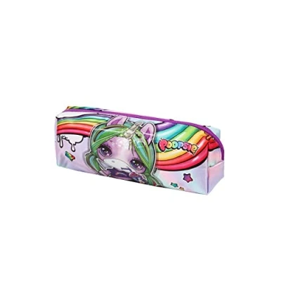 Afbeelding van Poopsie Slime Surprise Rainbow Pennenetui, vierkant, Meerkleurig, 21 x 7 cm, Talla única, vierkant etui regenboog, Vierkante pennenetui