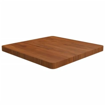 Afbeelding van Tafelblad vierkant 60x60x4cm behandeld eiken donkerbruin