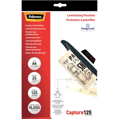 Afbeelding van Fellowes Lamineerhoes Capture125 Ft A4, 250 Micron (2 X 125 Micron), Pak Van 25 Stuks