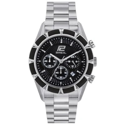 Afbeelding van Breil BOW SHOT Chronograaf, Heren, Maat: One Size, Acciaio/nero