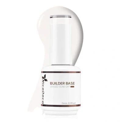 Afbeelding van Nicedeco Builder Base Gel Nagellak Semi Permanent UV/LED Soak Off Nail Polish Vibrant 15ml 08
