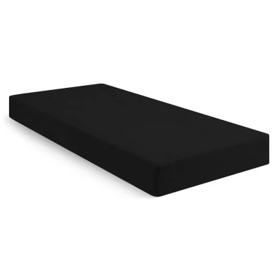 Afbeelding van Beter Bed Select Hoeslaken Jersey 70/80/90 x 200/210/220 cm zwart