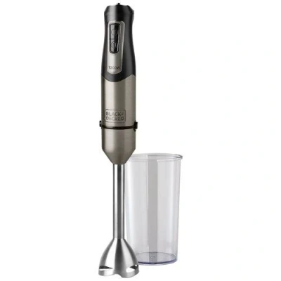 Image de Mixeur plongeant 1200w gris/noir Black+decker BXHB1200E