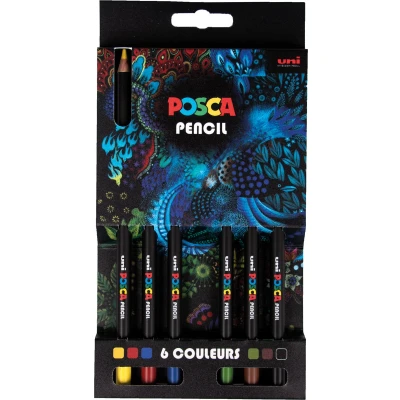Afbeelding van Uni Posca Pencil Set 6 stuks