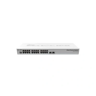 Afbeelding van Mikrotik CRS326 24G 2S+RM netwerk switch L2 Gigabit Ethernet (10/100/1000) Grijs Power over (PoE)