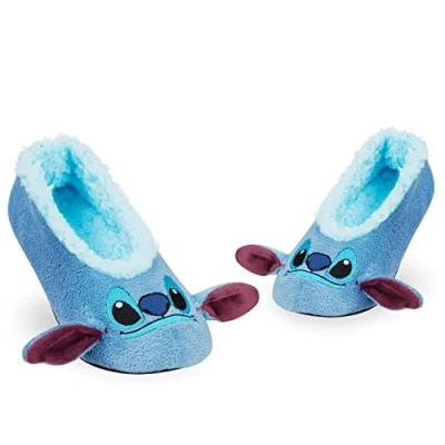 Afbeelding van Disney Fantasie Damespantoffels Mickey Minnie Stitch Iejoor, Blauwe
