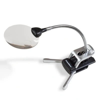 Afbeelding van Leuchtturm Flexibele Tafel Loupe 2,5 X / 5 Vergroting LED