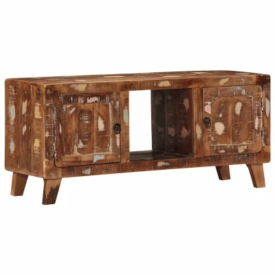 Afbeelding van vidaXL Tv meubel 105x46x32 cm massief gerecycled hout