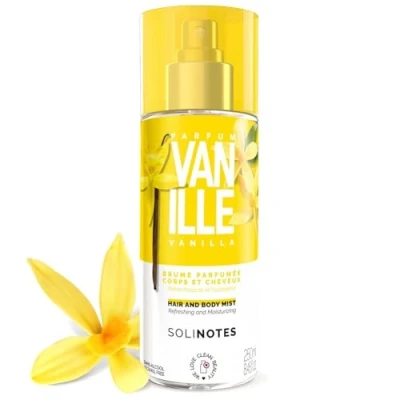 Afbeelding van Vanille Solinotes Geurnevel, verfrissende en hydraterende geur, zonder alcohol, geurnevel voor lichaam haar, 250 ml