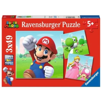 Afbeelding van Ravensburger Super Mario Puzzel voor kinderen, Maat: One Size, Multi coloured