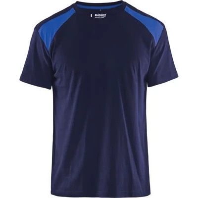 Image de T shirt marine/bleu roi