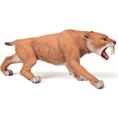 Afbeelding van Papo Speelfiguur Prehistorie Sabeltandtijger Smilodon