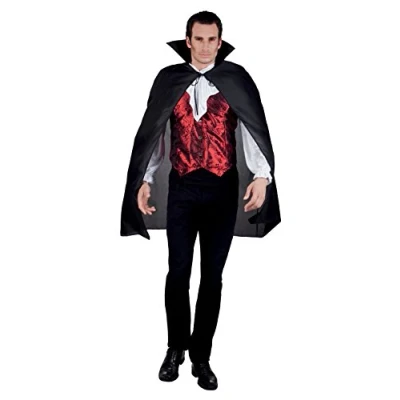 Afbeelding van Boland Cape Bloodlust zwart Volwassenen Vampier Halloween en Horror