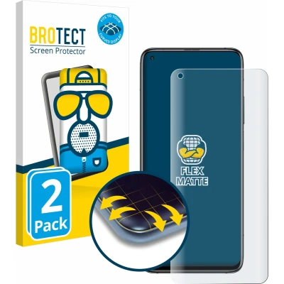 Afbeelding van BROTECT Volledige bedekking Matte Scherm Beschermer (2 Stuk, Xiaomi Mi 10T Pro 5G), Smartphone beschermfolie, Grijs