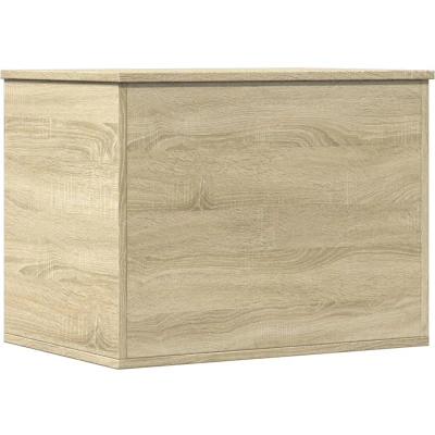 Afbeelding van vidaXL Opbergbox 60x42x46 cm bewerkt hout sonoma eikenkleurig
