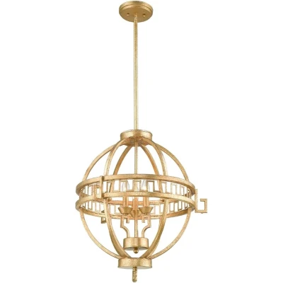 Afbeelding van Moderne Hanglamp Steady Lighting Metaal Modern E14 L: 57.2cm Voor Binnen Woonkamer Eetkamer Goud
