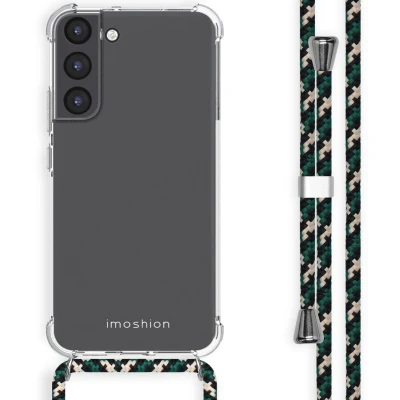 Afbeelding van iMoshion Hoesje Geschikt voor Samsung Galaxy S22 Plus met koord Backcover Transparant