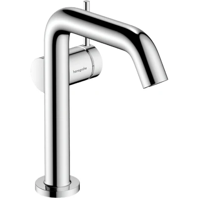 Afbeelding van hansgrohe Tecturis S ééngreeps wastafelkraan 150 Fine CoolStart zonder waste chroom