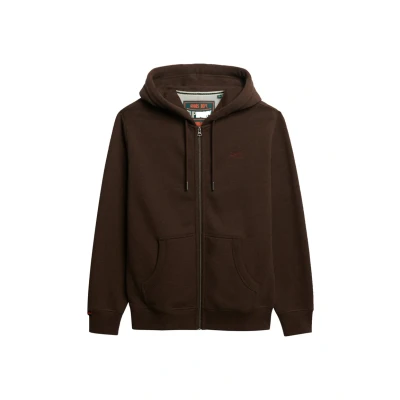 Afbeelding van Superdry Essential Logo hoodie met rits Heren Hoodies