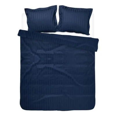 Afbeelding van Damai Linea Dekbedovertrek 200x200/220 cm Tweepersoons Indigo + 2 kussenslopen 60x70