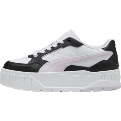Afbeelding van PUMA Karmen II Idol Sneakers voor dames, wit lila mat zwart