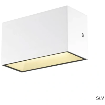 Afbeelding van SLV SITRA M 1005153 LED buitenlamp (wand) vast ingebouwd 14 W Wit