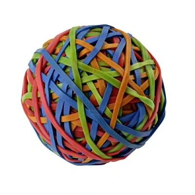 Image de Fackelmann 59959 Boule élastique en caoutchouc 7 x cm