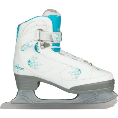 Afbeelding van Nijdam Kunstschaats Dames Softboot Wit/Blauw/Zilver 36