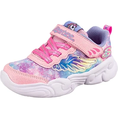 Afbeelding van Skechers Unicorn Storm Meisjes Sneakers Roze Maat 21
