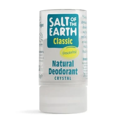 Image de Salt of the Earth Déodorant naturel Crystal Classic efficace en cristal, sans parfum, végétalien, cruauté envers les animaux Convient pour femmes, hommes et enfants