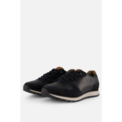 Afbeelding van Bugatti Cirino Sneakers blauw Leer Maat 44