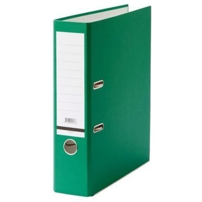 Afbeelding van Ordner Qbasic A4 80mm karton groen