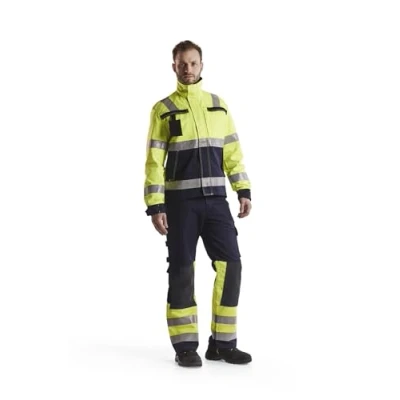 Afbeelding van Blaklader Multinorm werkbroek 1478 1514 Marine/High Vis Geel C64